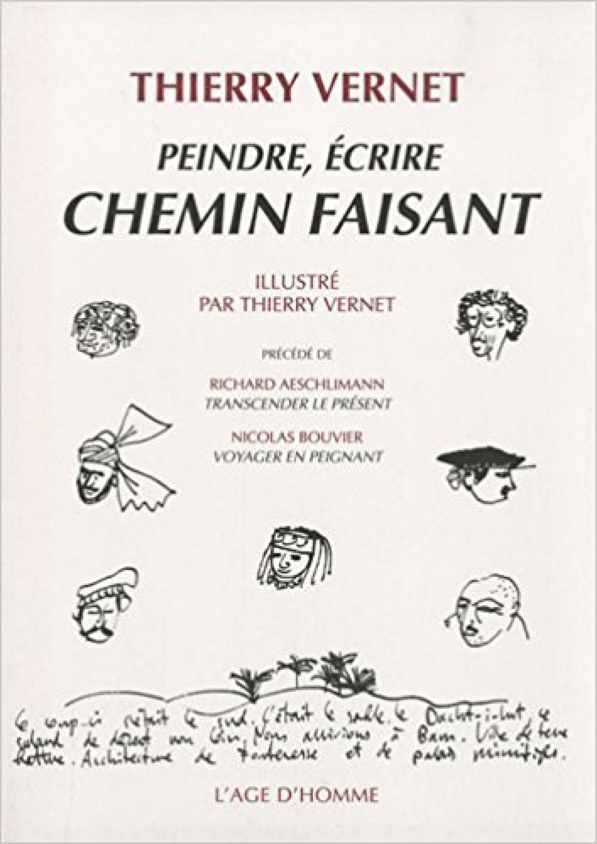 Peindre, écrire chemin faisant